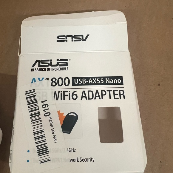 NEW ASUS AX1800 Dual Band WiFi 6 USB Adapter, WiFi 6, 802.11ax - Picture 3 of 4